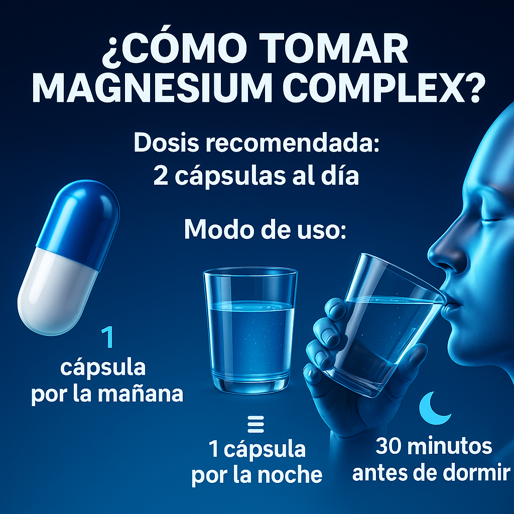Magnesio Complex: Apoya la salud celular y el bienestar diario causado por el estrés ✨