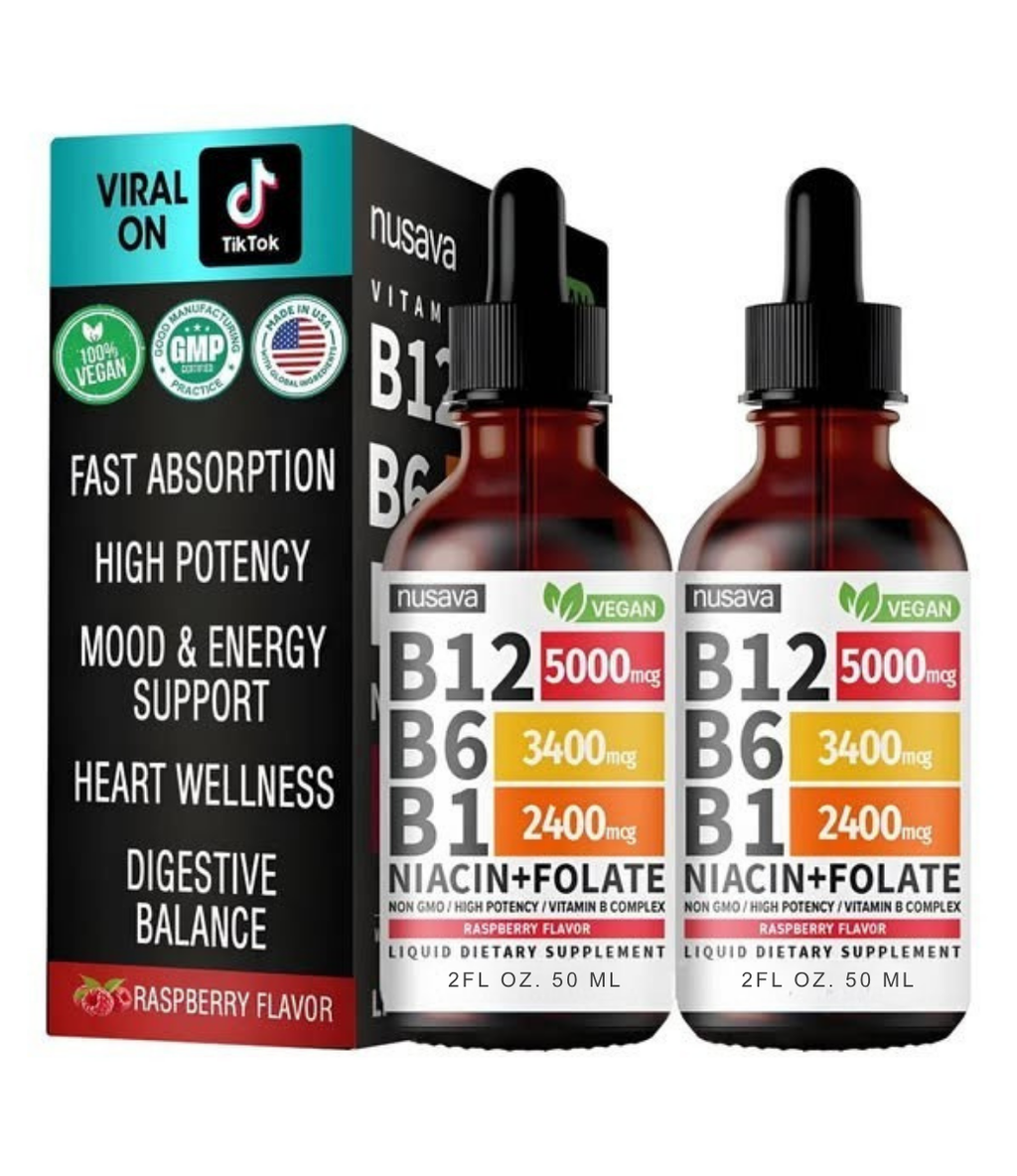 Vitamina B12+ B6 + B1 : Apoya al Sistema Nervioso y Claridad Mental ✨